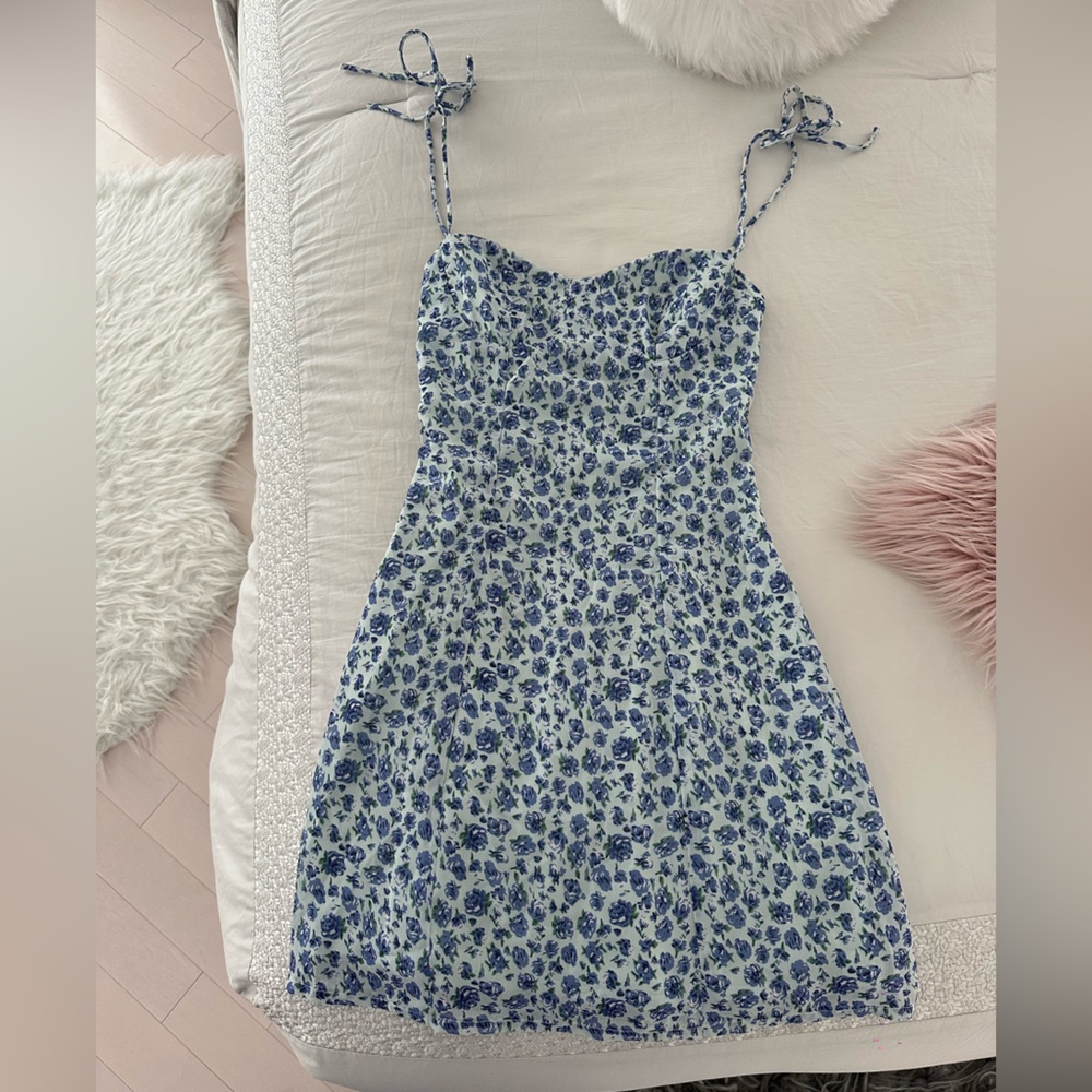 Penny Lane Dress Blue Floral